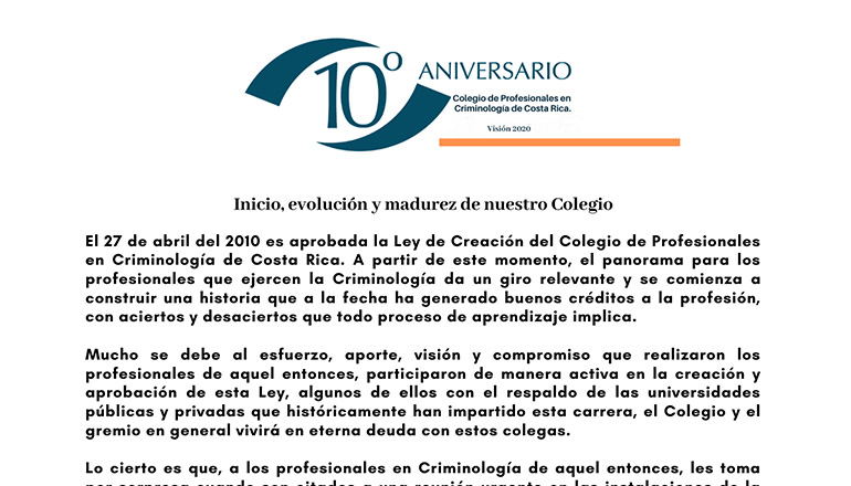 Inicio, evolución y madurez de nuestro Colegio