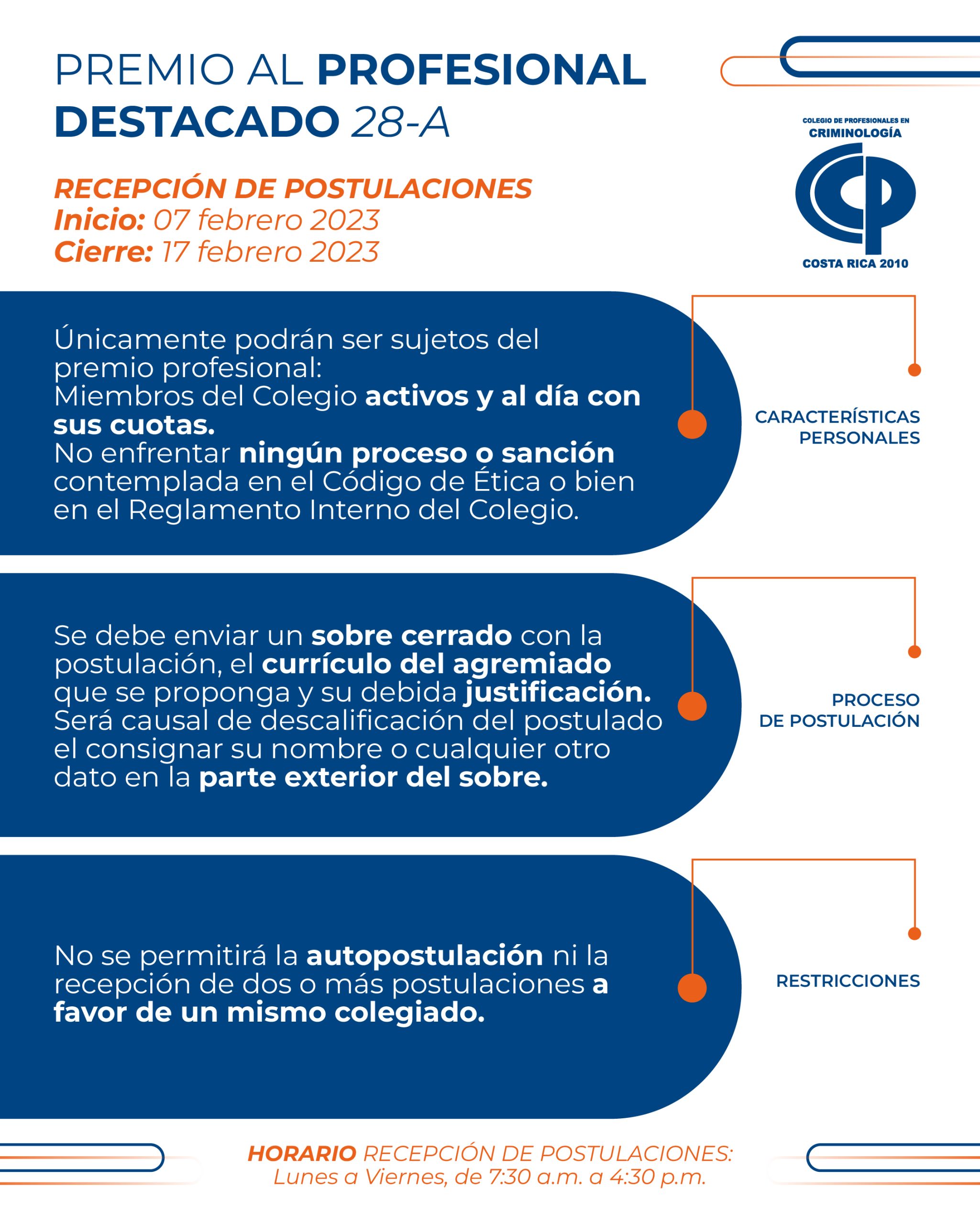 Premio al Profesional Destacado 28-A